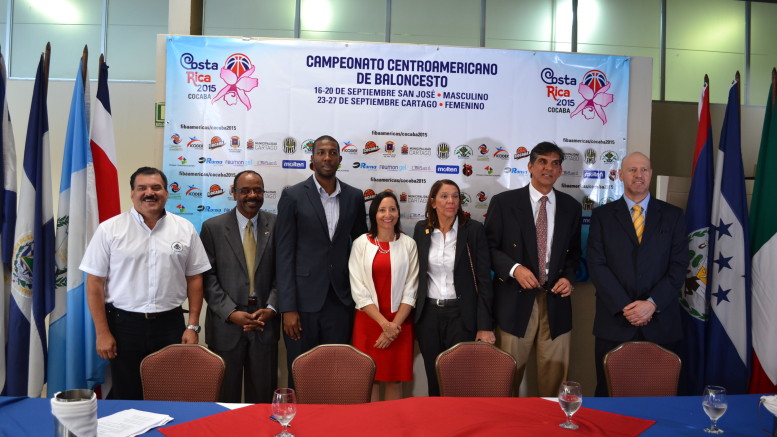 Presentación oficial del Campeonato Centroamericano de Baloncesto. Foto: FECOBA